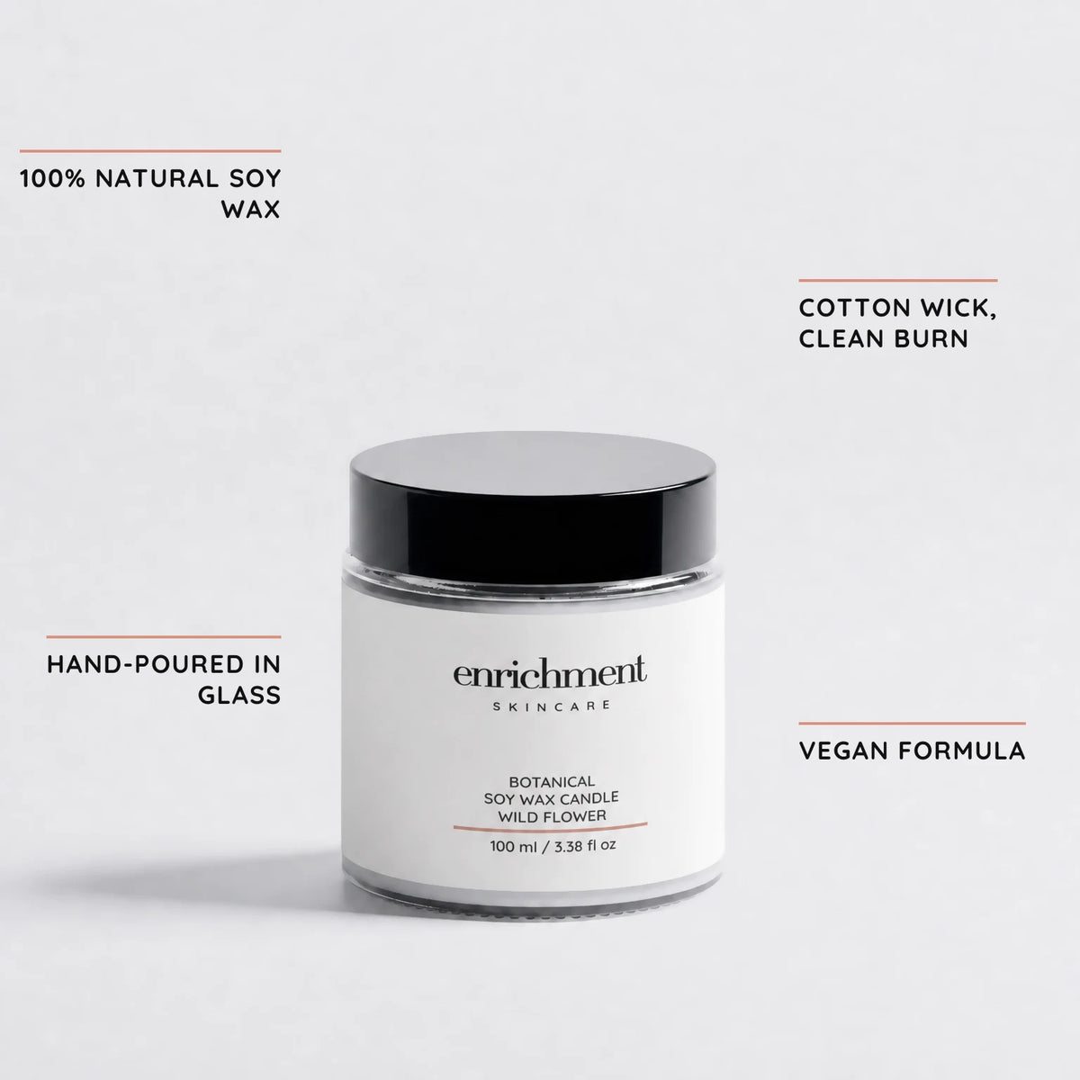 Botanical Soy Wax Candle – key claims
