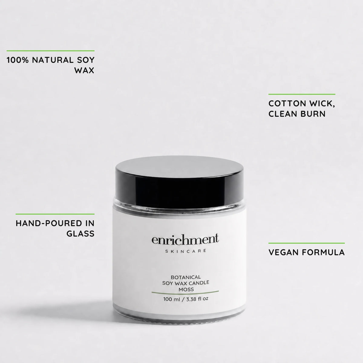 Botanical Soy Wax Candle – key claims