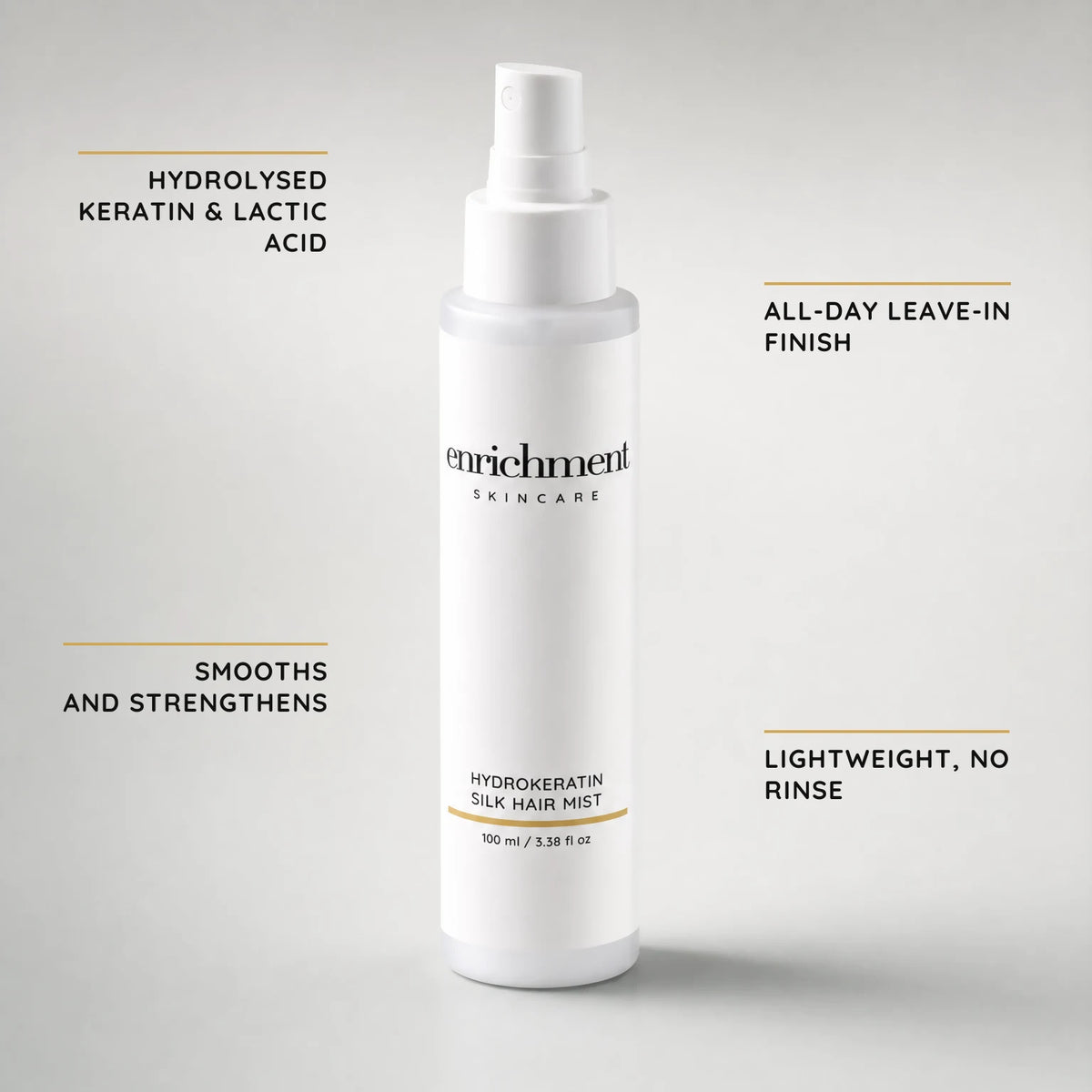Hydrokeratin Silk Hair Mist – key claims