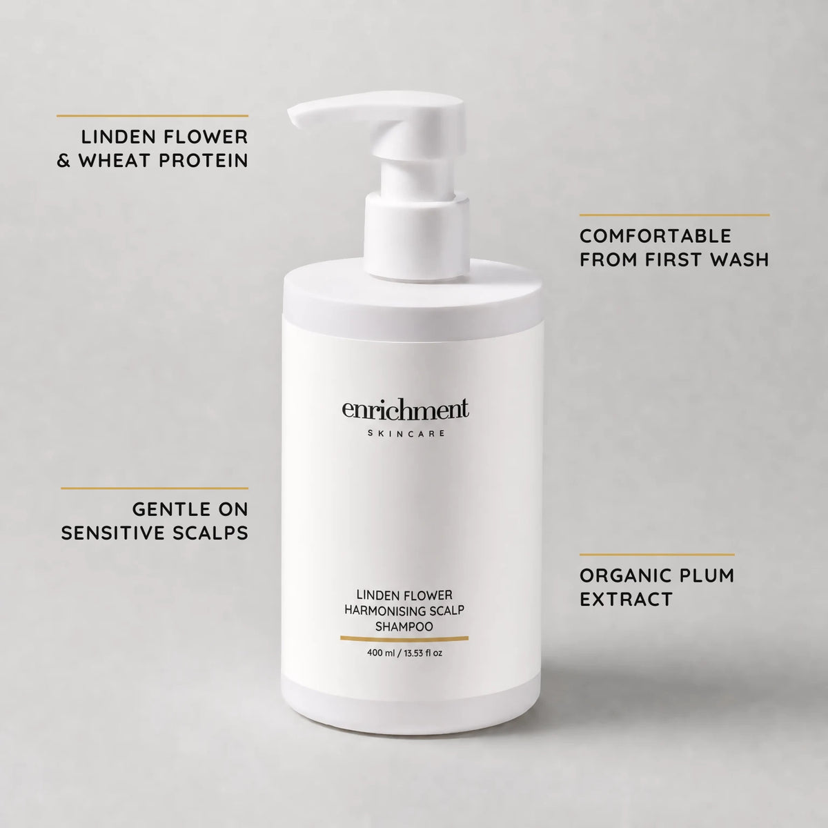 Linden Flower Harmonising Scalp Shampoo – key claims
