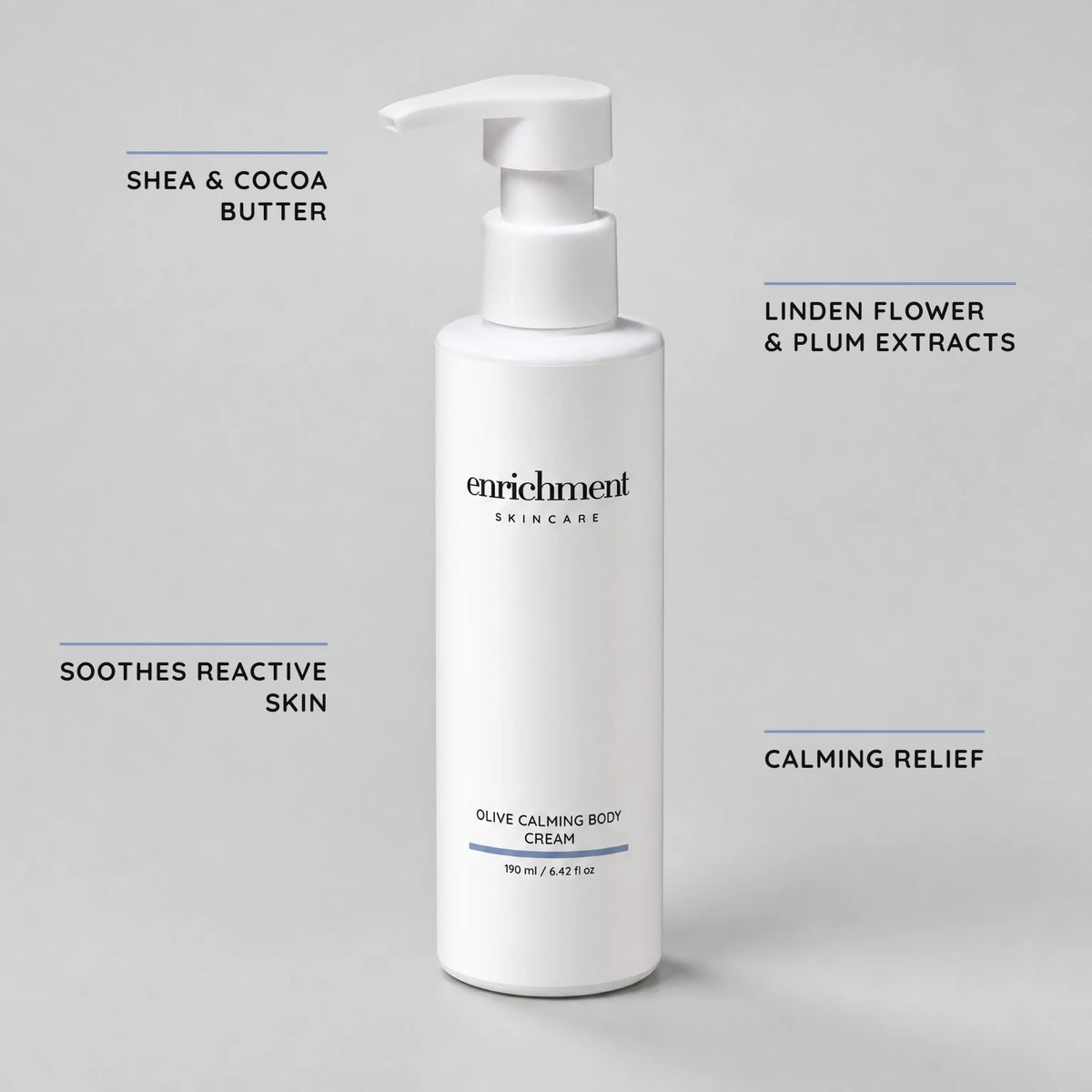 Olive Calming Body Cream – key claims