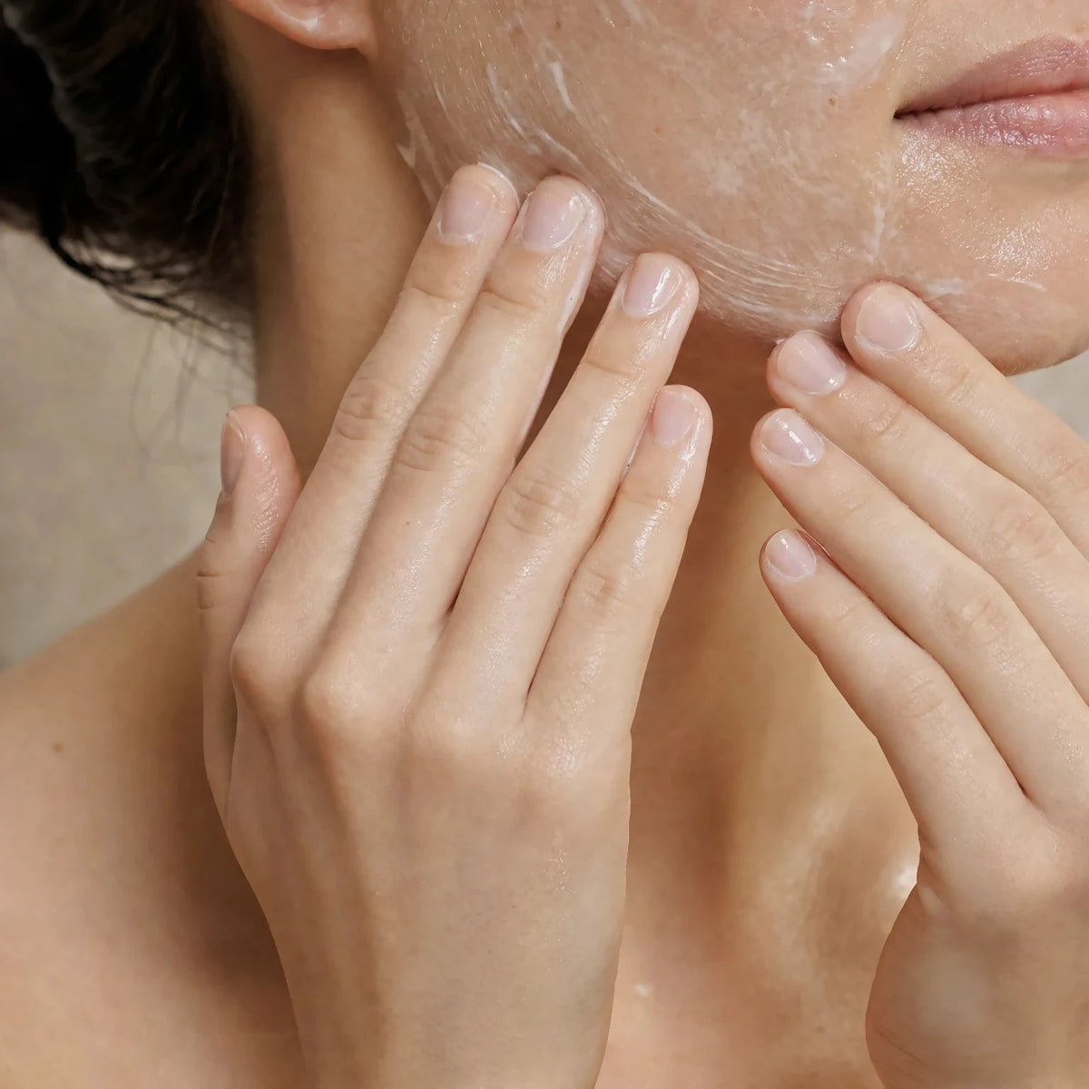 Shea Silk Cleansing Milk – applied to skin