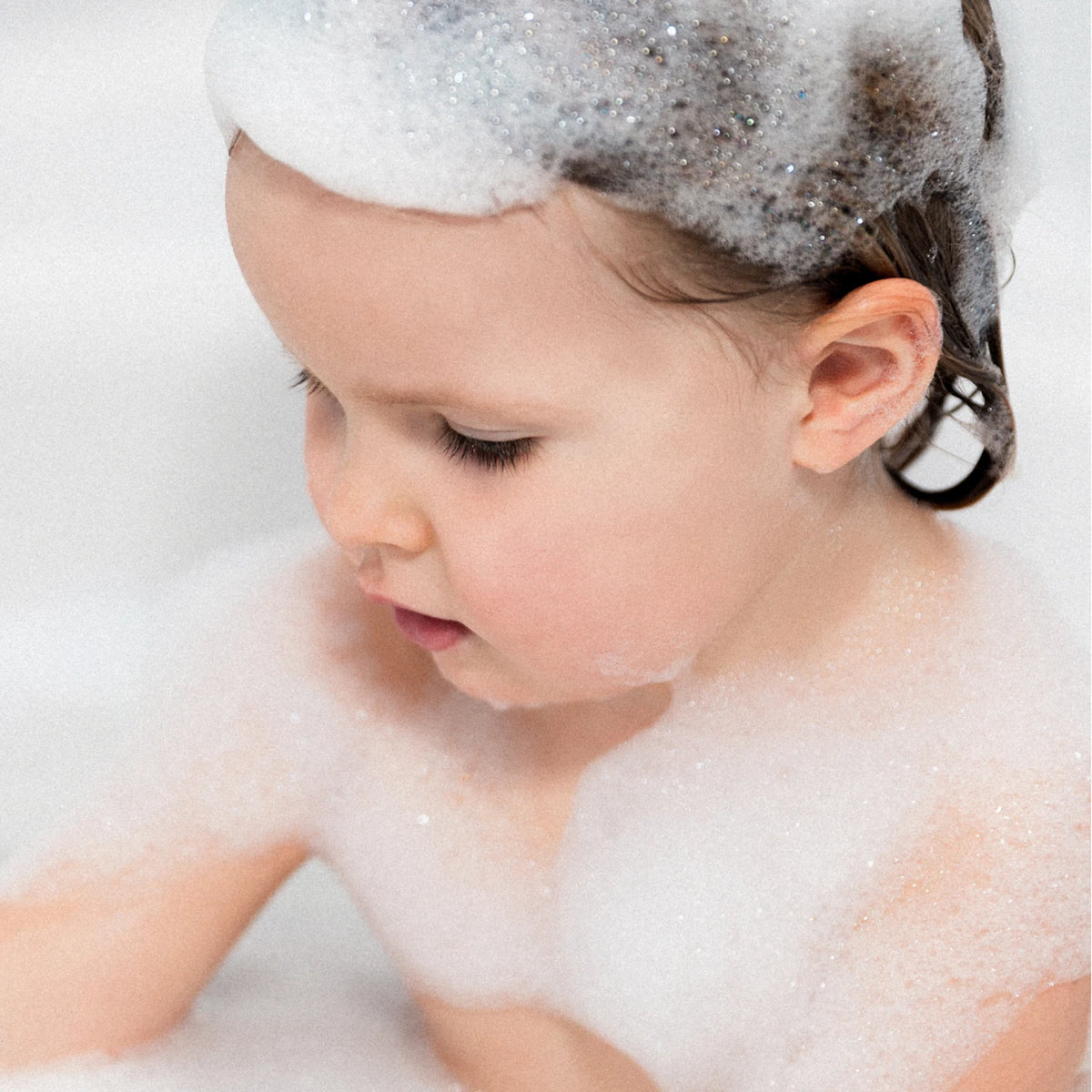 Delicate Baby Body Wash – applied to skin
