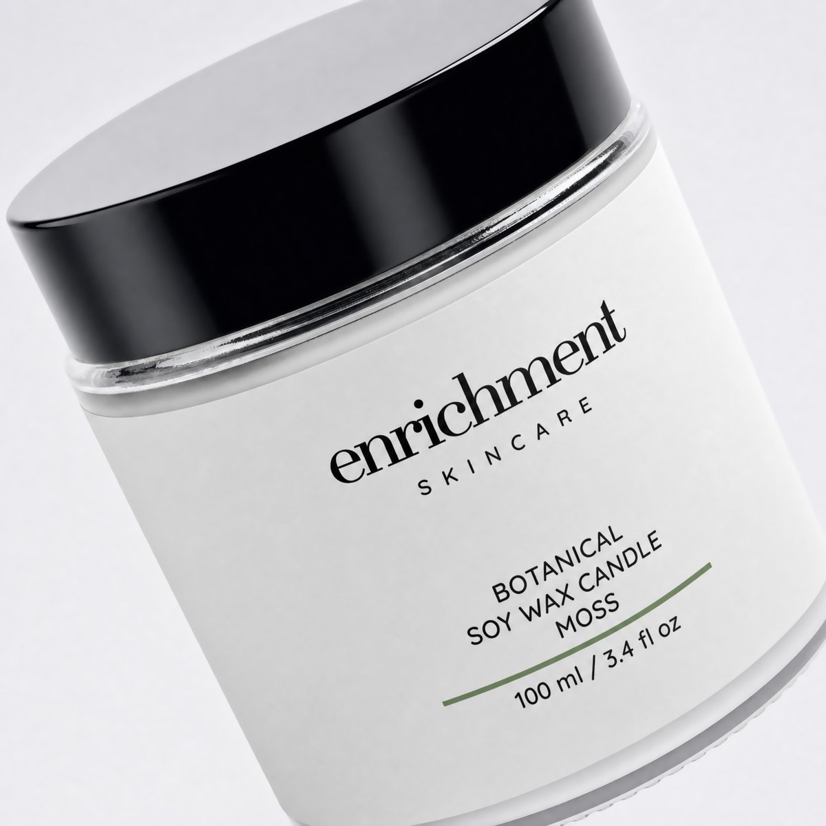 Enrichment Botanical Soy Wax Candle - Moss