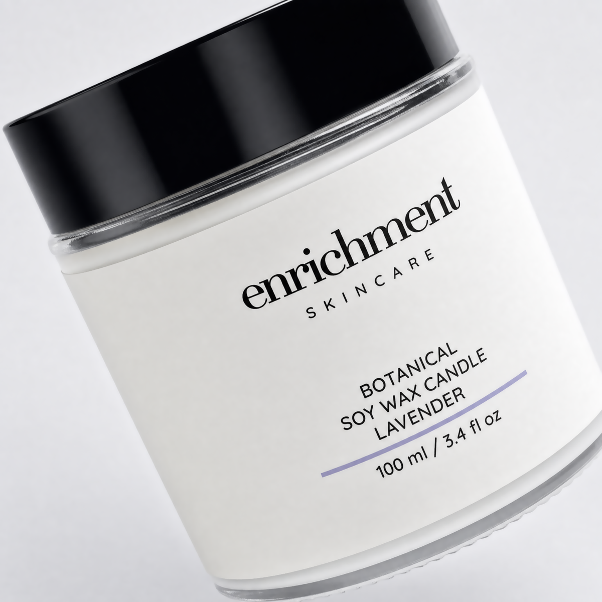 Enrichment Botanical Soy Wax Candle - Lavender