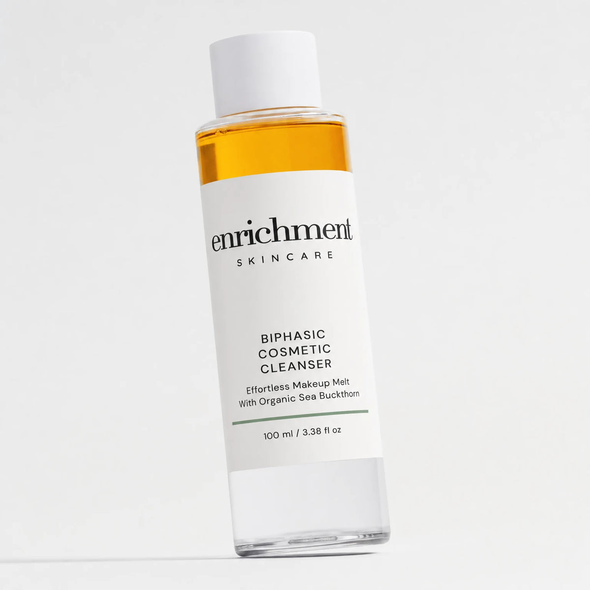 Biphasic Cosmetic Cleanser – packaging close-up