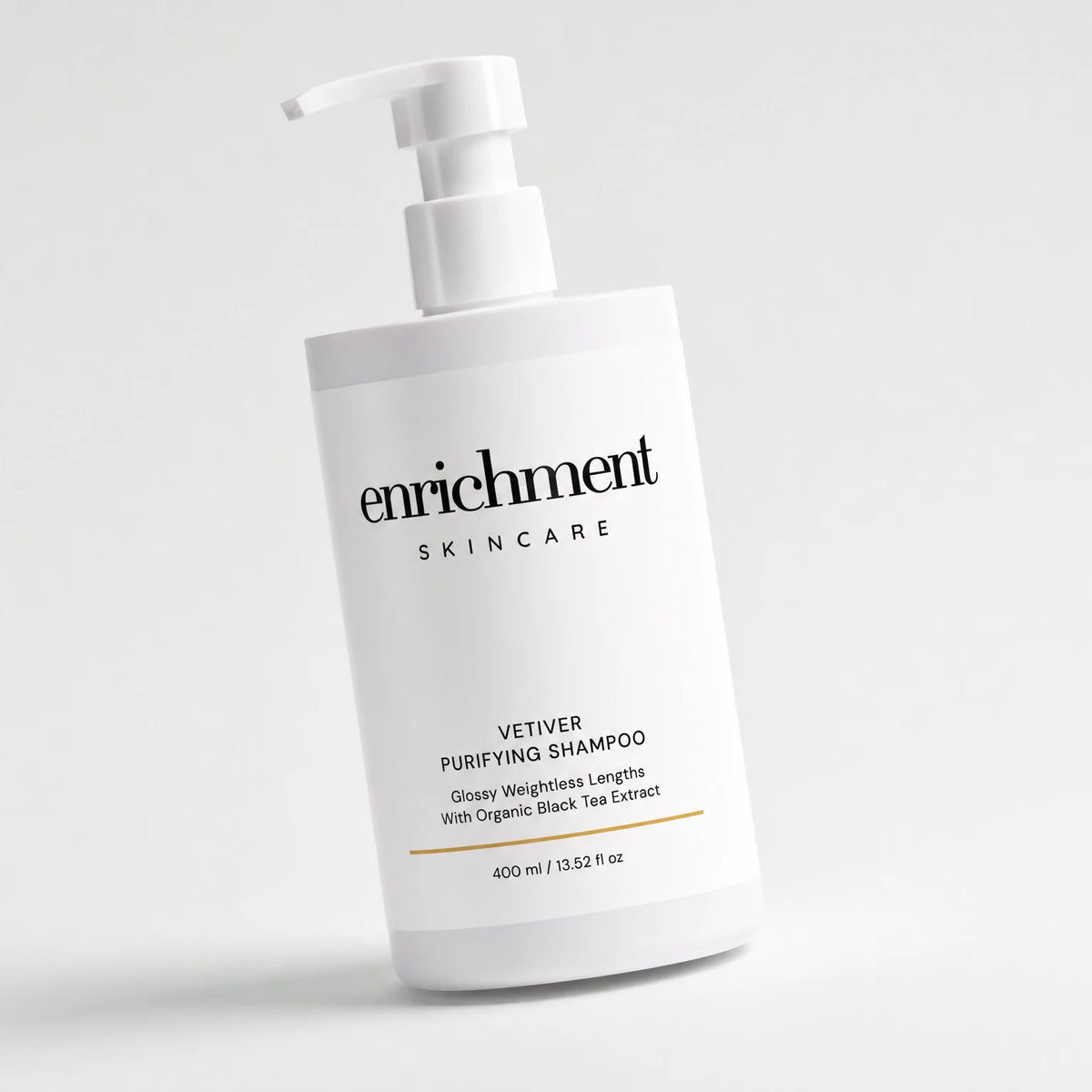 Vetiver Purifying Shampoo – packaging close-up
