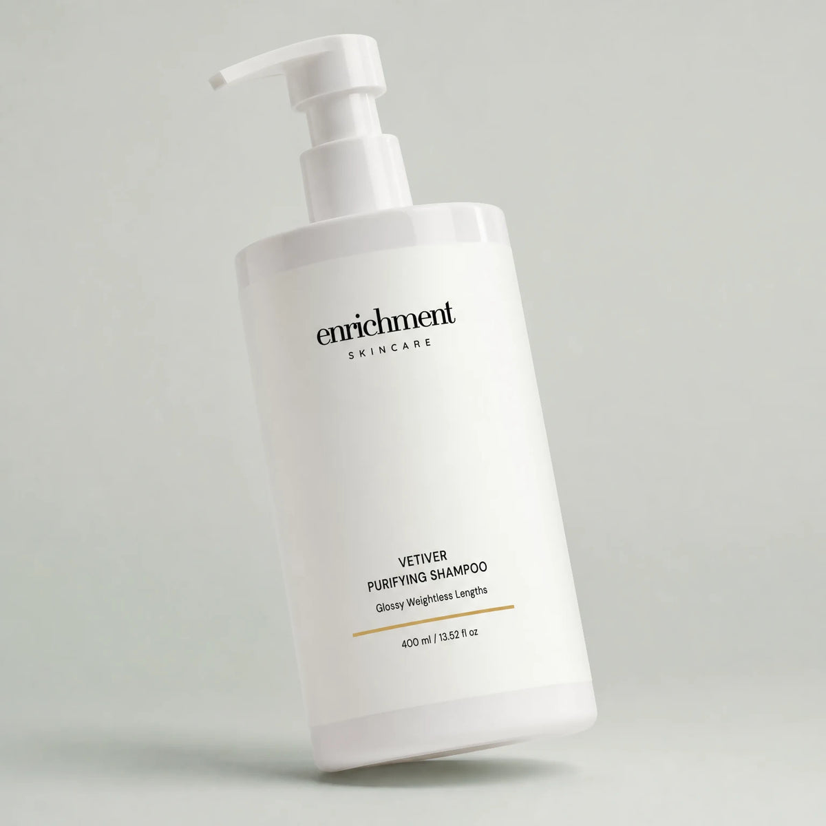 Vetiver Purifying Shampoo – packaging close-up