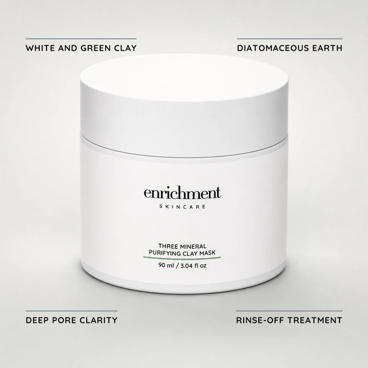 Three Mineral Purifying Clay Mask – key claims