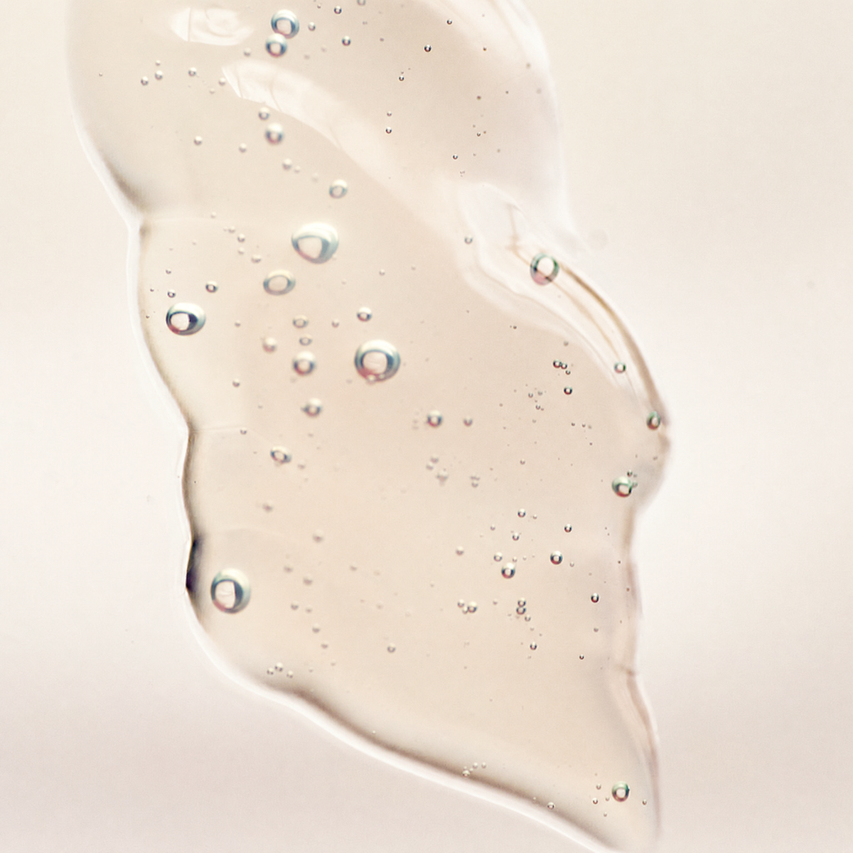Wash gel texture close-up